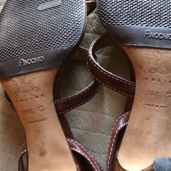 Celine brown women shoes size 36.5C, heels 2” - Picture 7 of 7